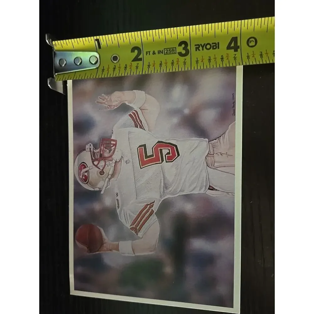 Postcard Jeff Garcia Daniel Tearle Players Authentic Direct NFL good for auto's